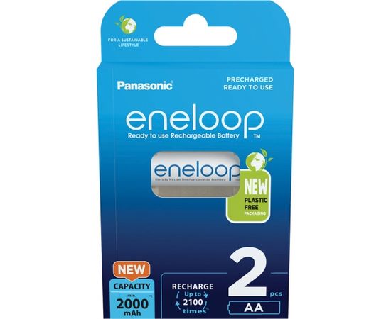 Panasonic eneloop rechargeable battery AA 2000 2BP