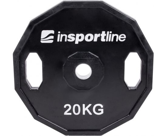 Gumijas pārklājumu svars 30mm inSPORTline Ruberton 20kg Hanteles