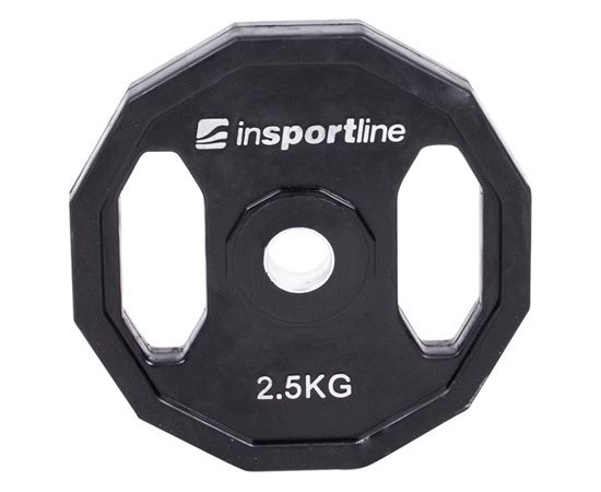 Gumijas pārklājums 30mm inSPORTline Ruberton 2,5kg Svaru ripas un stieņi