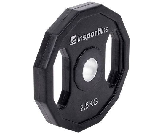 Gumijas pārklājums 30mm inSPORTline Ruberton 2,5kg Svaru ripas un stieņi