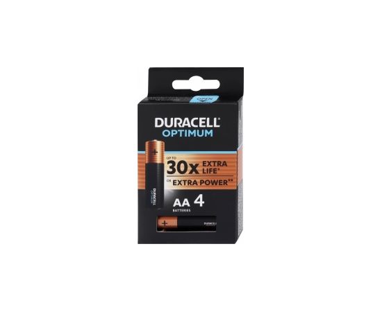 Duracell Optimum AA Alkaline 4pack