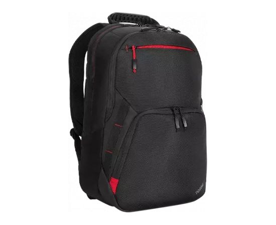 Lenovo ThinkPad Essential Plus 15.6-inch Backpack (Sustainable & Eco-friendly, made with recycled PET: Total 28% Exterior: 60%) Black