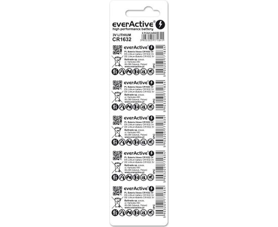 Lithium battery mini everActive CR1632 5 pcs.