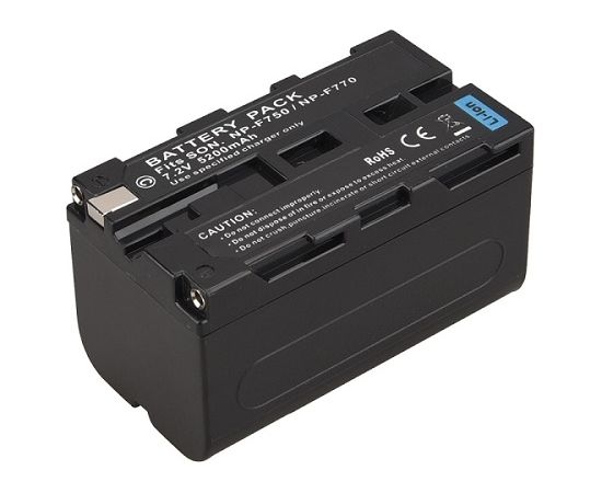 Extradigital Sony NP-F750 battery, 5200mAh