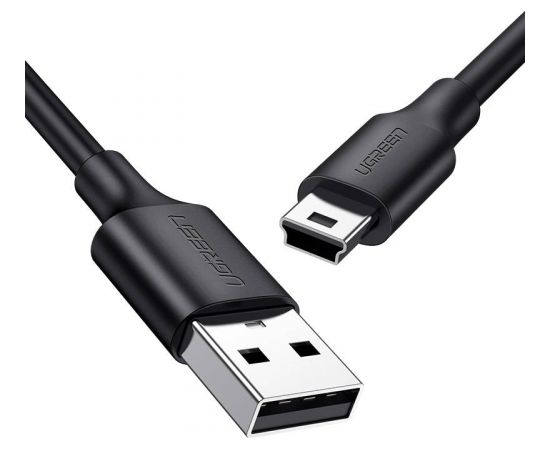 USB to Mini USB Cable UGREEN US132, 0.25m (black)