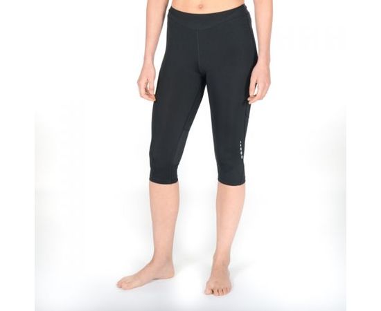 Mico Woman 3/4 Running Tights / Melna / M