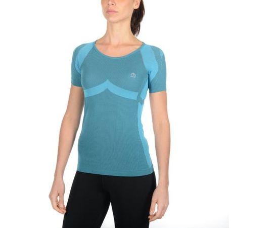 Mico Woman Half Sleeves Round Neck Shirt / Rozā / L / XL