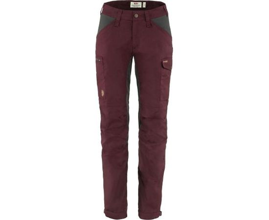 Fjallraven Kaipak Trousers Curved W / Tumši sarkana / 38