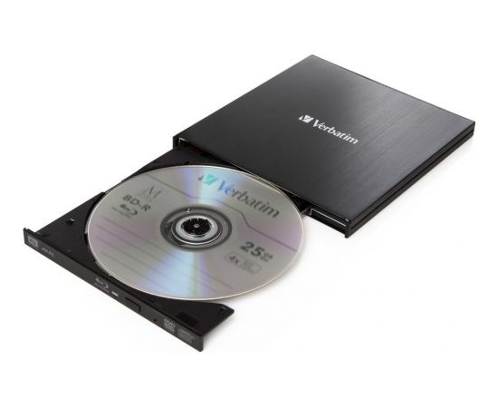Verbatim Zewnętrzna nagrywarka Blu-ray Slimline USB 3.0 (43890)