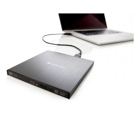 Verbatim Zewnętrzna nagrywarka Blu-ray Slimline USB 3.0 (43890)