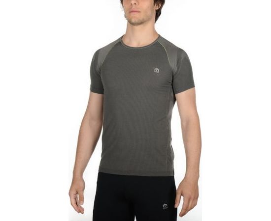 Mico Man Half Sleeves Round Neck Shirt / Tumši pelēka / L / XL