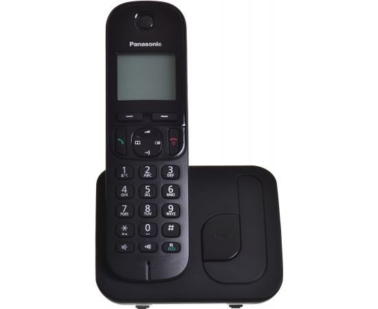 Panasonic KX-TGC 210 PDB DECT telephone Black Caller ID