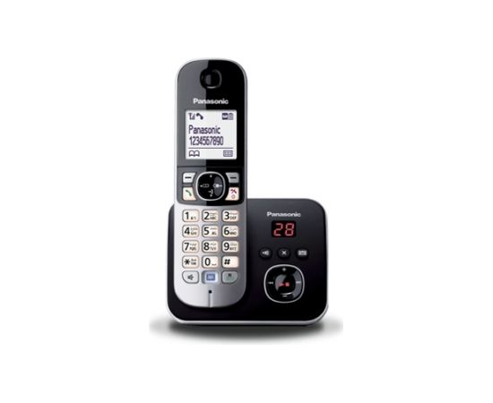 Panasonic KX-TG6821 DECT telephone Black,Silver Caller ID Radio telefoni
