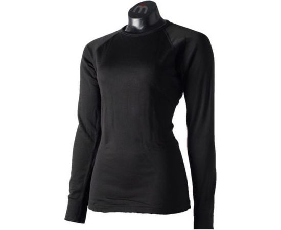 Mico Woman LS Round Neck Shirt Superthermo / Melna / XS