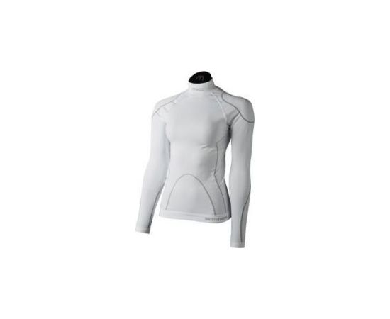 Mico Woman High Neck Shirt With Long Sleeves Warm Skin / Melna / L / XL