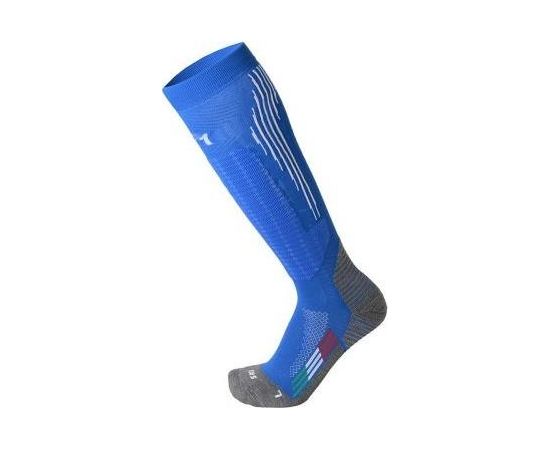 Mico Medium Weight M1Winter Pro Performance Ski Socks / Zila / Pelēka / 38-40