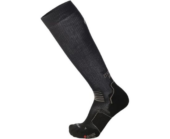 Mico Long Running Socks Oxi Jet / Melna / Zaļa / 35-37