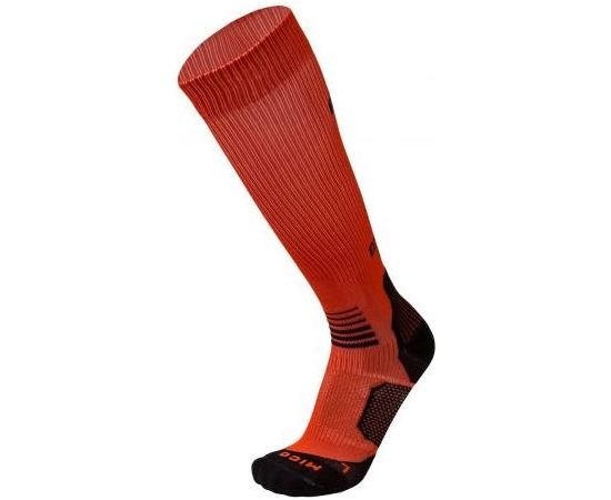 Mico Long Running Socks Oxi Jet / Melna / Zaļa / 35-37