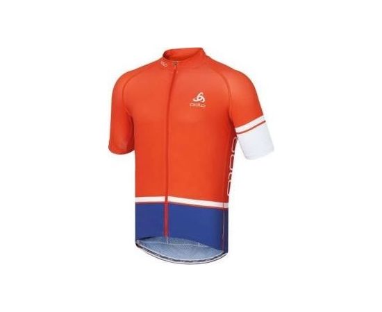 Odlo M Stand-Up Collar Short Sleeve Jersey / Zila / M