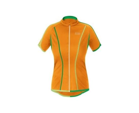 Gore Wear Countdown 3.0 FZ Lady Jersey / Oranža / Zaļa / 40/L