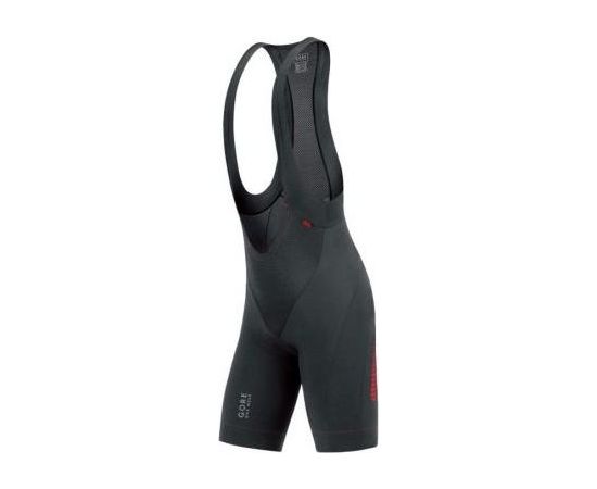 Gore Wear M Xenon Race 2.0 Bibtights Short / Melna / Sarkana / S