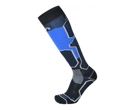 Mico Medium Weight Performance Ski Sock Lycra / Melna / Zaļa / 44-46