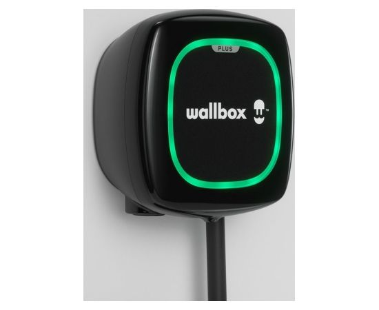 Wallbox Pulsar Plus Electric Vehicle charger, 5 meter cable Type 2, 11kW, RCD(DC Leakage) + OCPP, Black