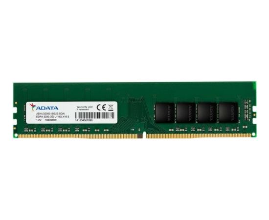 ADATA Premier DDR4 RAM 16 GB, U-DIMM, 3200 MHz, PC/server, Registered No, ECC No