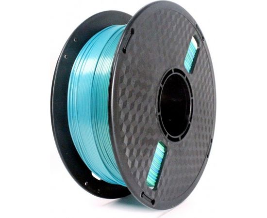 Flashforge Filament, PLA Silk Rainbow 3DP-PLA-SK-01-BG	 1.75 mm diameter, 1kg/spool, Blue/Green