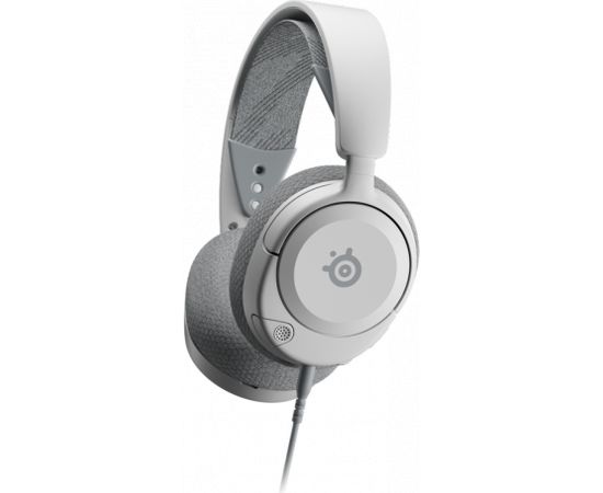 SteelSeries Gaming Headset Arctis Nova 1P Over-Ear, Built-in microphone, White, Noice canceling