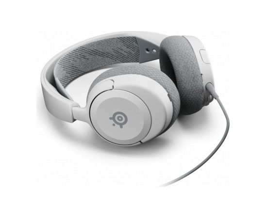 SteelSeries Gaming Headset Arctis Nova 1P Over-Ear, Built-in microphone, White, Noice canceling