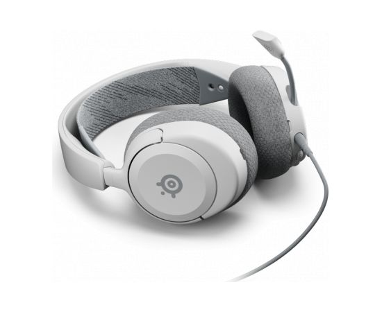 SteelSeries Gaming Headset Arctis Nova 1P Over-Ear, Built-in microphone, White, Noice canceling