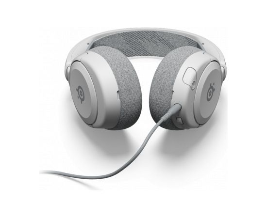 SteelSeries Gaming Headset Arctis Nova 1P Over-Ear, Built-in microphone, White, Noice canceling