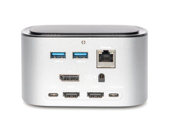 Digitus 11 Port USB-C Dock with SSD Enclosure 2x HDMI, 1x DP, 3x USB-C, 4x USB-A, 1x RJ45, 1x M.2 SATA 3.0 NGFF SSD