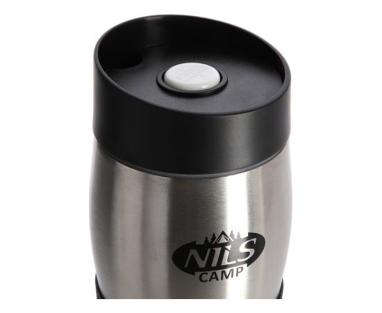 Kubek termiczny NILS CAMP NCC05 czarno-srebrny