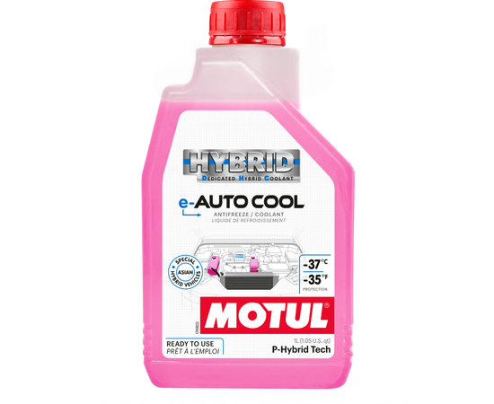 MOTUL E-AUTO COOL -37°C 1L Hibrīdauto dz. šķidrums Охлаждающая жидкость