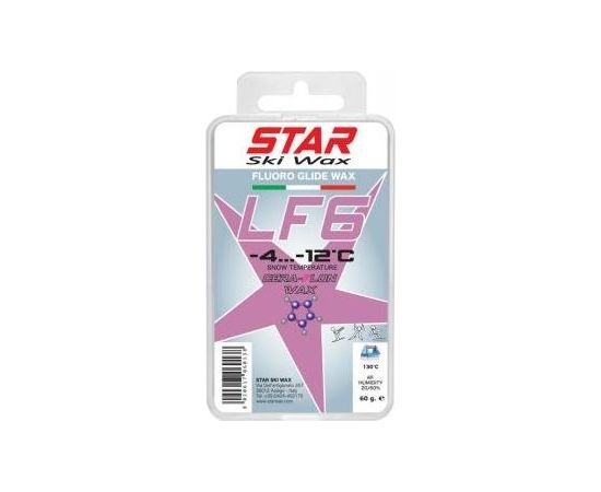 Star Ski Wax LF6 [-4 / -12 C°] Cera-Flon Wax 60g / -4...-12 °C