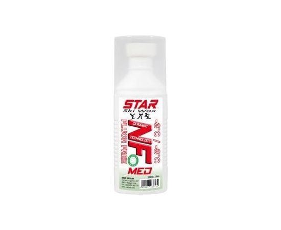 Star Ski Wax NF Med -3/-8°C Fluor Free Sponge Liquid 100ml / -3...-8 °C