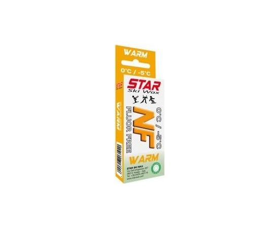 Star Ski Wax NF Warm 0/-5°C Fluor Free Wax 60g / 0...-5 °C