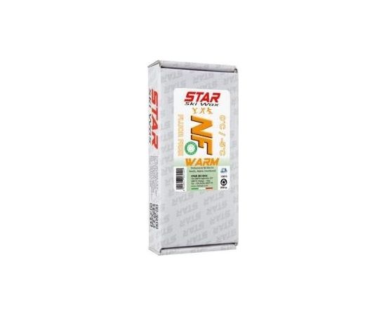 Star Ski Wax NF Warm 0/-5°C Fluor Free Wax 250g / 0...-5 °C Kopšanas līdzekļi