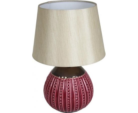 G.l.-AISMA 60W E27 sarkana Lampas ar tekstila vai sint. abažūru