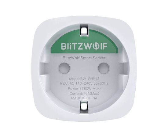 BlitzWolf BW-SHP13 WIFI Smart Socket (EU) 3680W