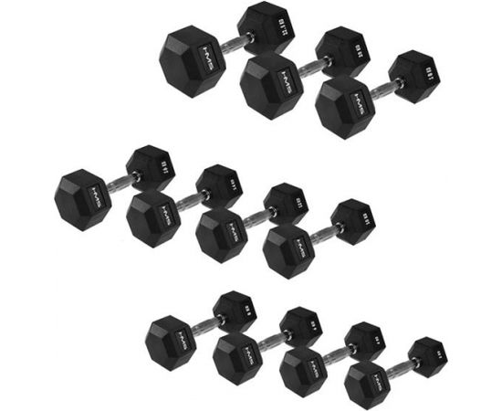 Hantele HEX PRO 45 KG DUMBBELL HMS