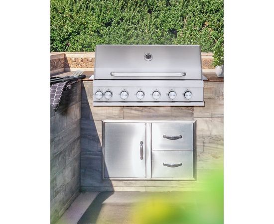 Mustang Jewel 6 Iebūvējamais gāzes grils 316289 Gāzes grili 