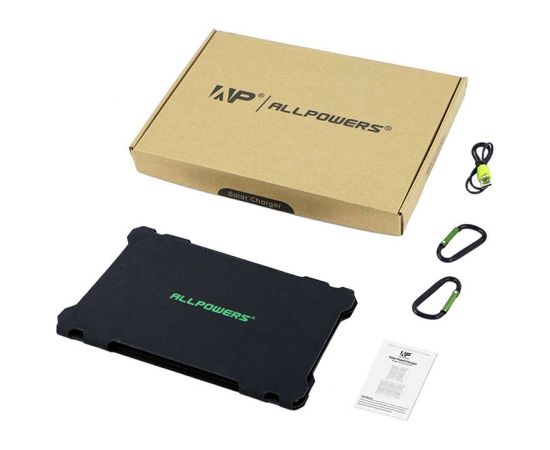 Photovoltaic panel Allpowers AP-ES-004-BLA 21W Saules paneļi