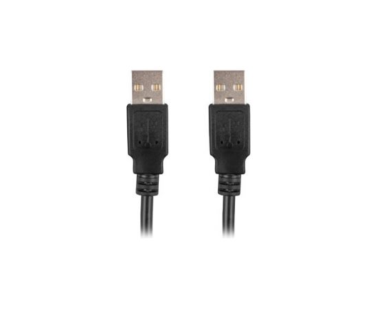 Lanberg cable USB-A M/M 2.0 1.0 m black