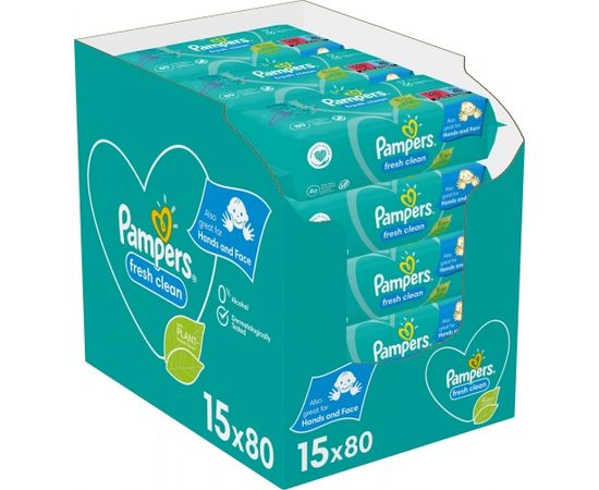 Pampers Chusteczki Nawilżane Fresh Clean 1200 szt.