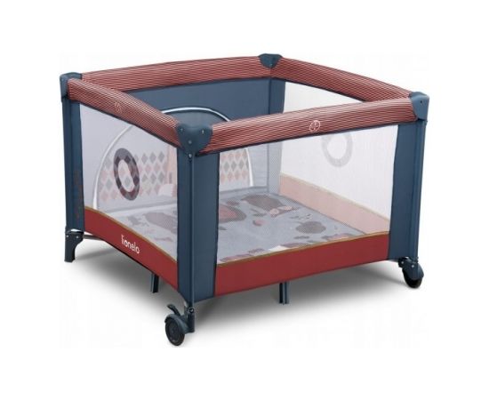 Saliekama manēža LO-FIE blue cobalt red Lionelo Akcija Manēžas, Sētiņas