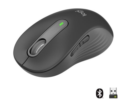 Wireless mouse Logitech M650, Graphite (Left hand)