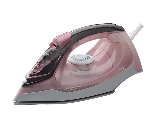 Adler Mesko Home MS 5028 iron Dry & Steam iron Ceramic soleplate 2600 W Grey, Pink, White